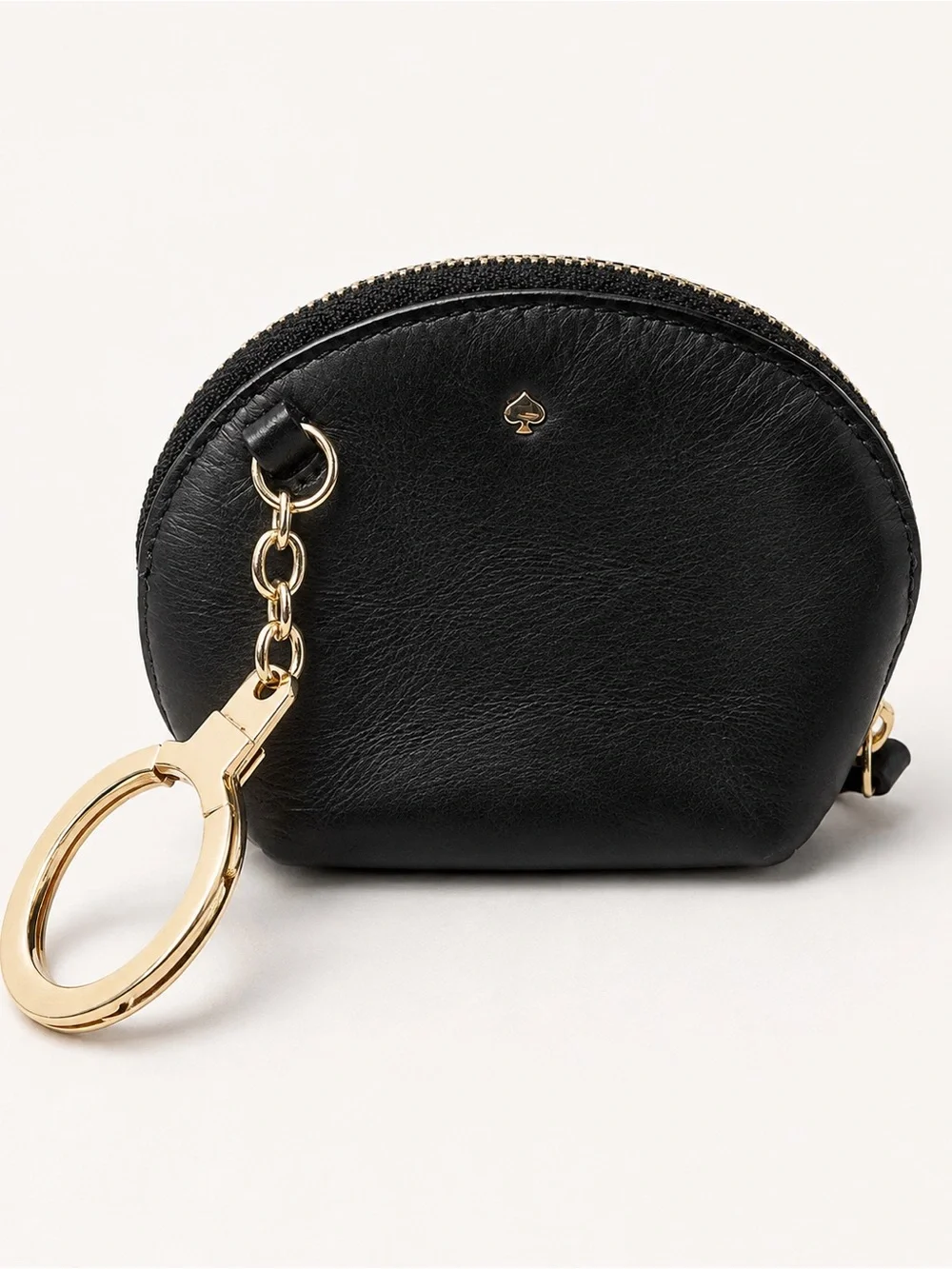 kate spade Monster Black and Pink Eye Appliqué Coin Pouch